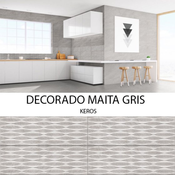 KEROS DECORADO MAITA GRIS 20x60
